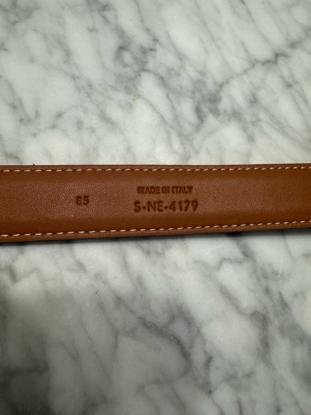 NWT Gold Buckle Belt - Brown - Picture 2 of 3